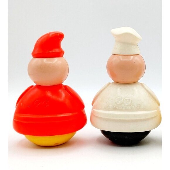 Vintage Fisher Price THREE MEN IN A TUB REPLACEMENT Baker, Candle Maker - Picture 3 of 3